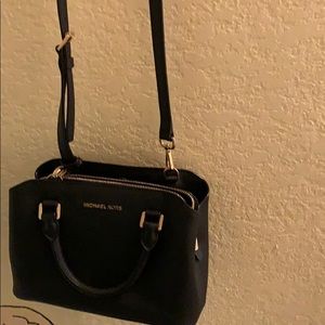 Micheal kors small satchel bag leather